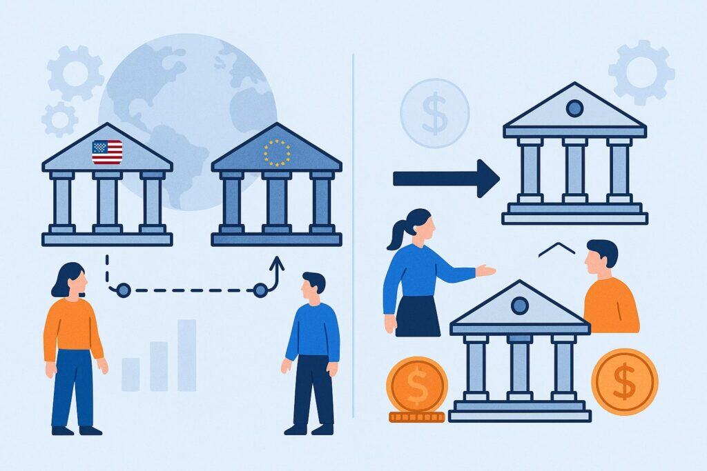 How International Payments Work vs. Domestic