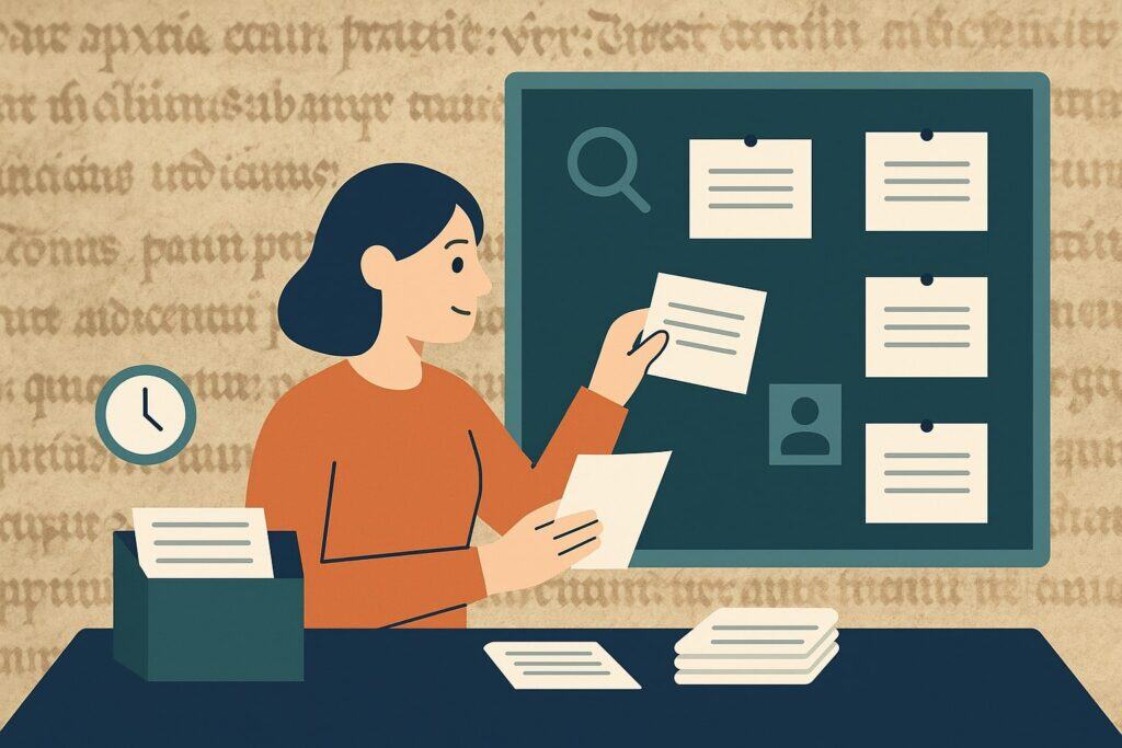 Gather and Organize Historical Statements