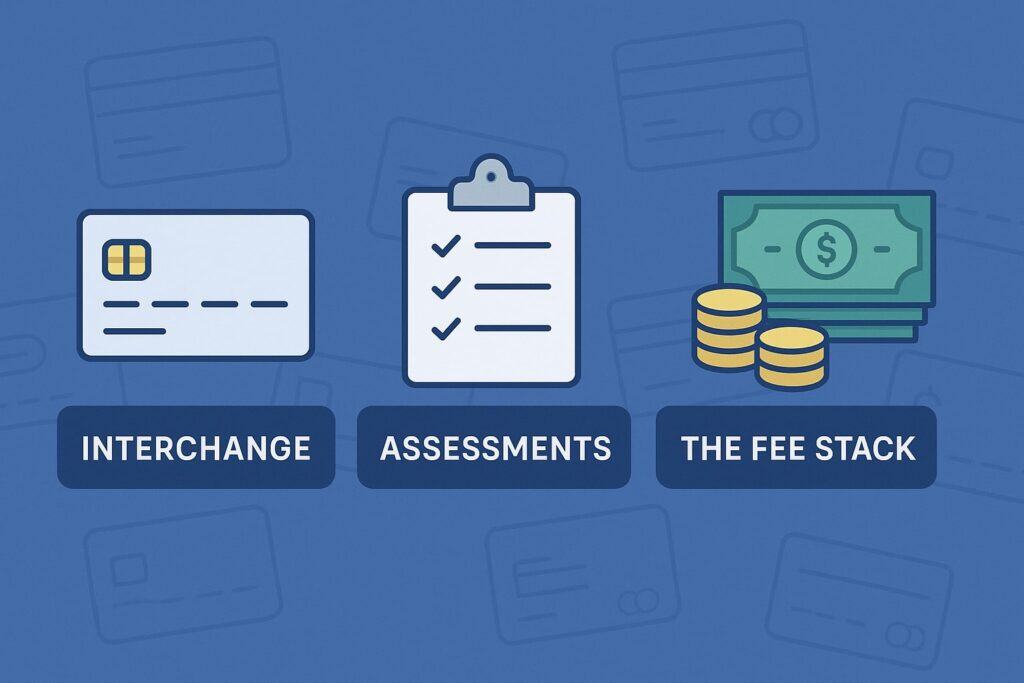 Interchange, Assessments, and the Fee Stack (Why Costs Exist)