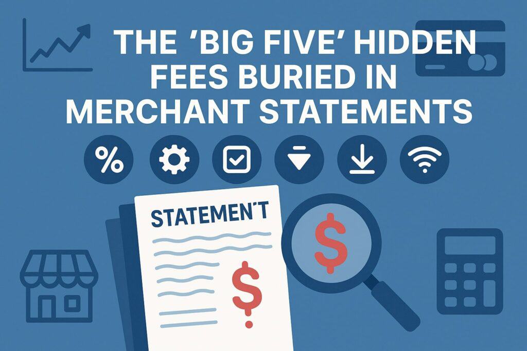 The “Big Five” Hidden Fees Buried in Merchant Statements