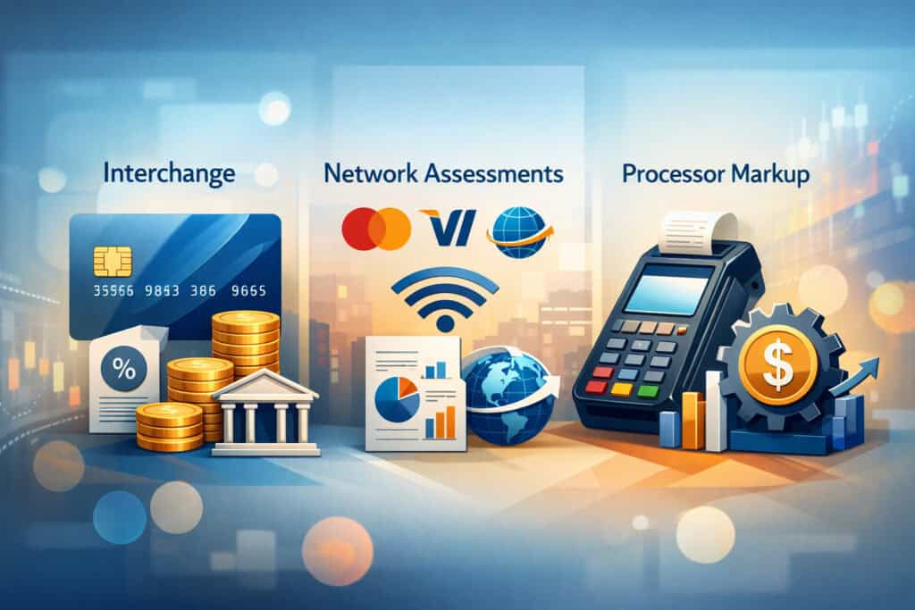 Break Down Fees: Interchange, Network Assessments, and Processor Markup