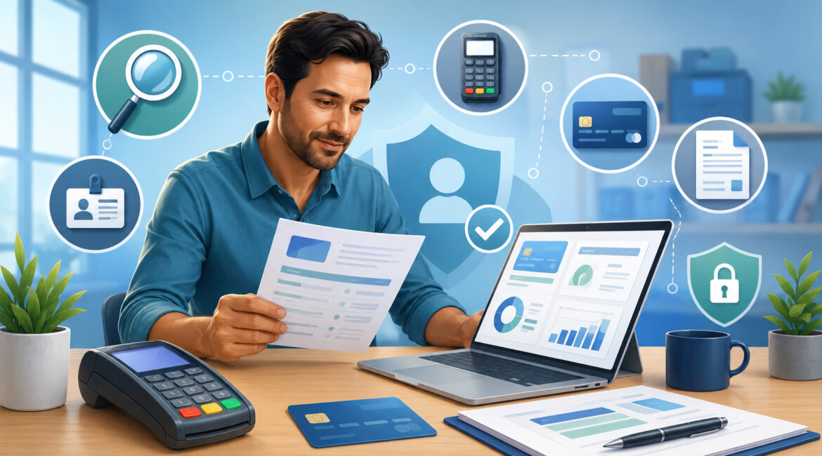 Merchant ID payment processing illustration