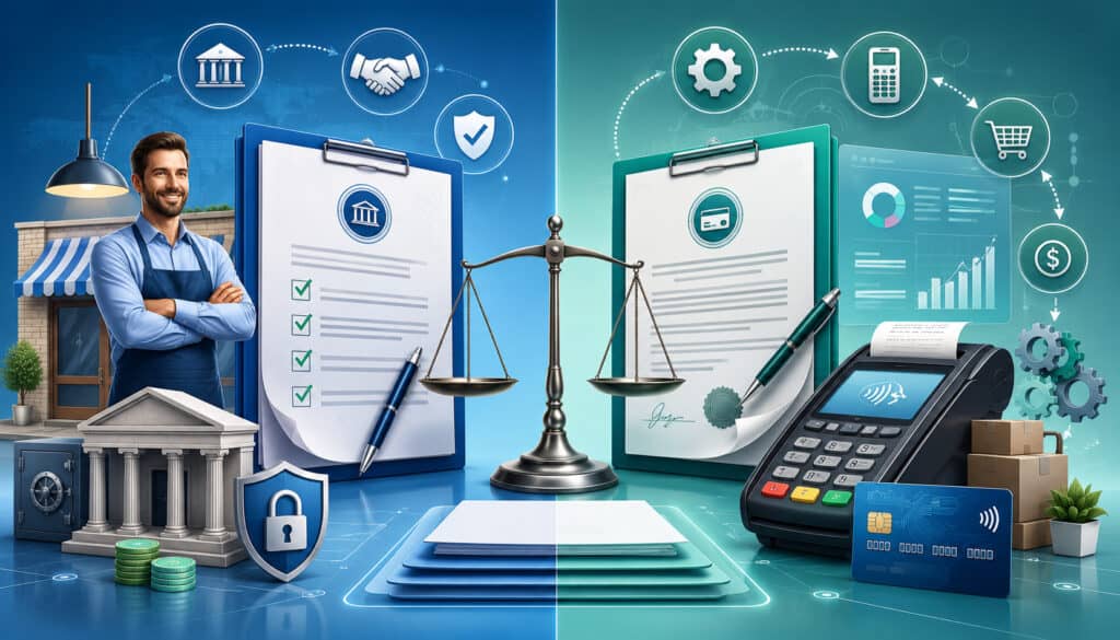Merchant account and processing agreement comparison